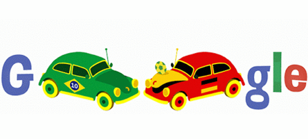 Artists Google Doodle on Self-Driving Cars