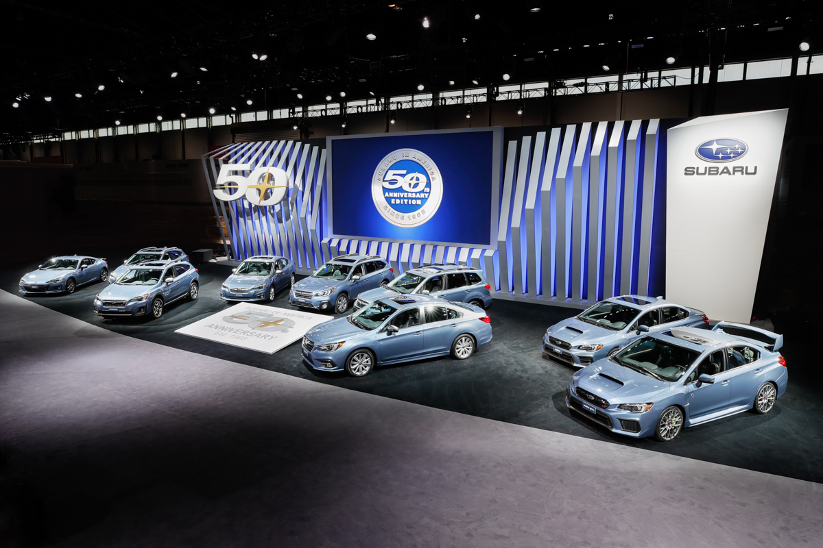 Subaru Celebrates 50 Years in America with Special Edition Models